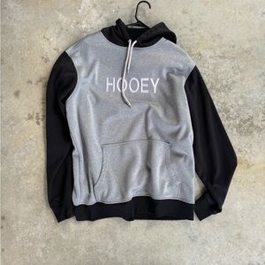 Hooey Men's Gray and Black hoodie